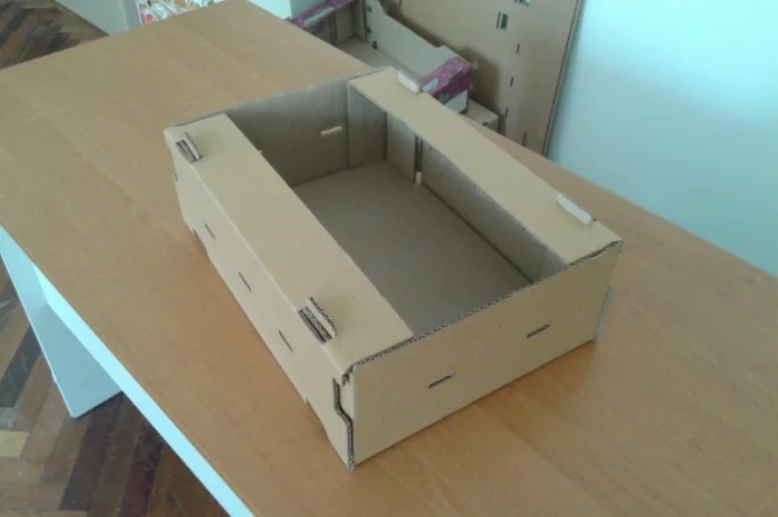 Картонная евро тара для помидора, огурцов, пекинской капусты, яблок- фото № 1