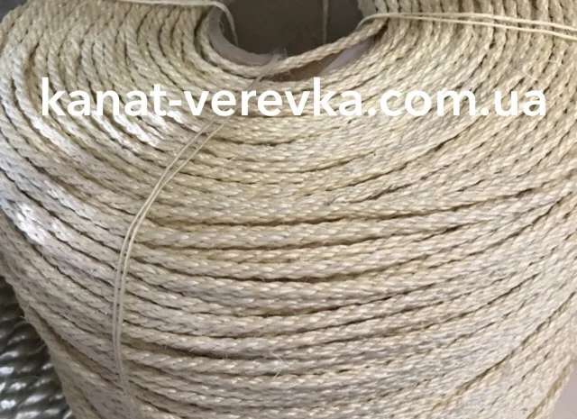Канат сизалевый 6мм 100м- фото № 4