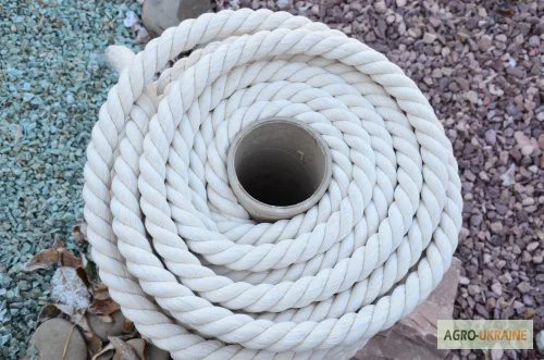 Канат хлопчатобумажный (х/б). Диаметр 8мм -50м- фото № 3