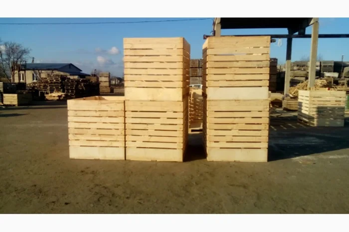 Дерев'яний контейнер для зберігання та транспортування- фото № 1