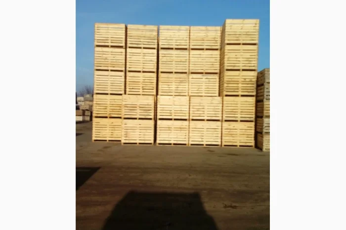 Дерев'яний контейнер для зберігання та транспортування- фото № 5