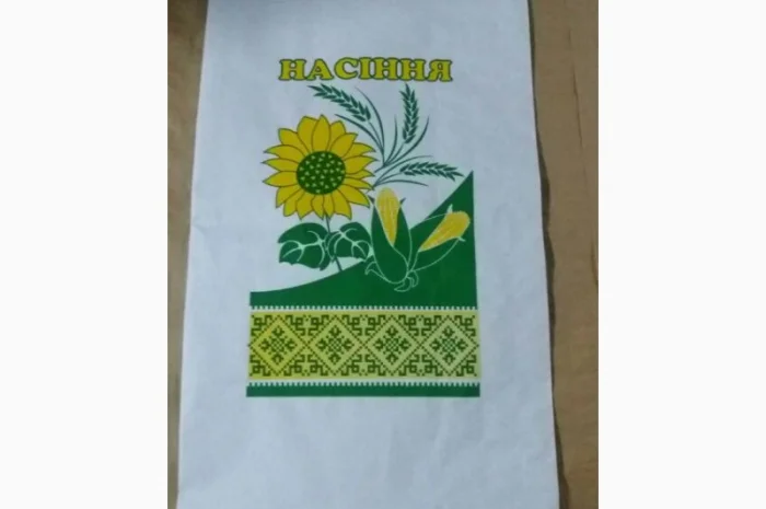 Бумажные мешки для упаковки семян кукурузы- фото № 1