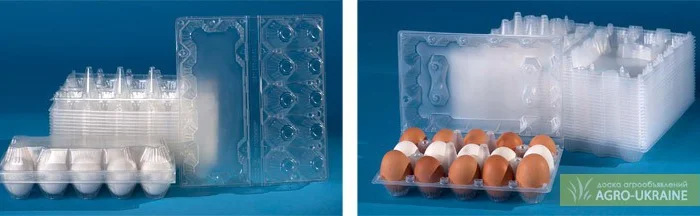 Прозрачная паковка для яиц (куриные, перепелиные)- фото № 2