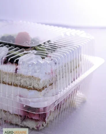 Прозрачные лотки для пирожных,  кондитерских изделий- фото № 1
