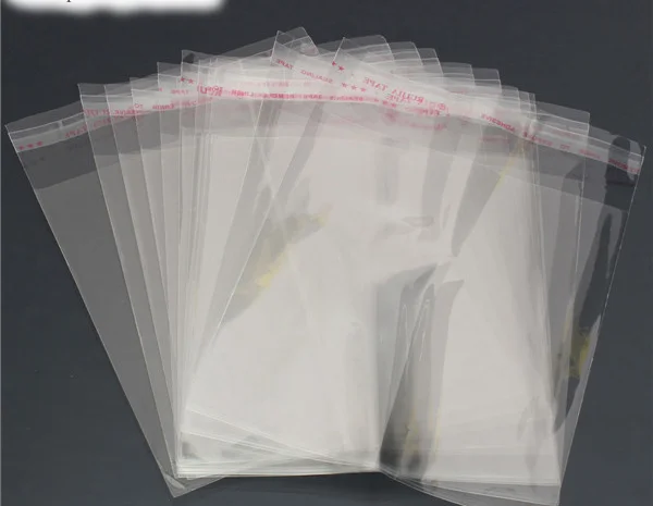 Прозрачные пакеты с липкой лентой и клапаном – полипропиленовые БОПП- фото № 1