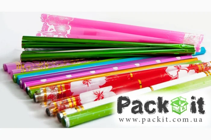 Пленка для цветов с рисунком и подарков- фото № 1