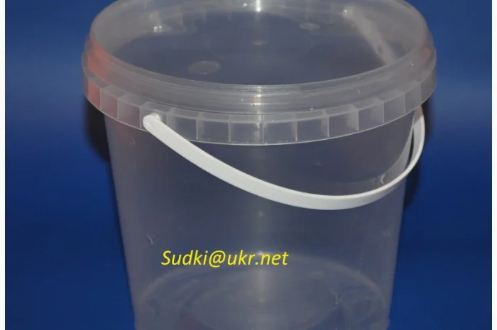 Ведро с крышкой 1л- фото № 1