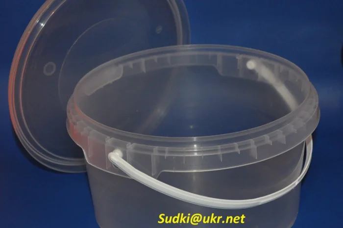 Пластиковое пищевое ведро 2,3л для хранения и транспортировки- фото № 1