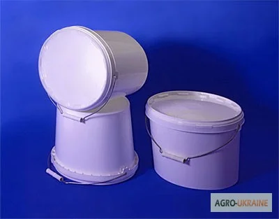 Овальное ведро 10 литров с герметичной крышкой- фото № 1