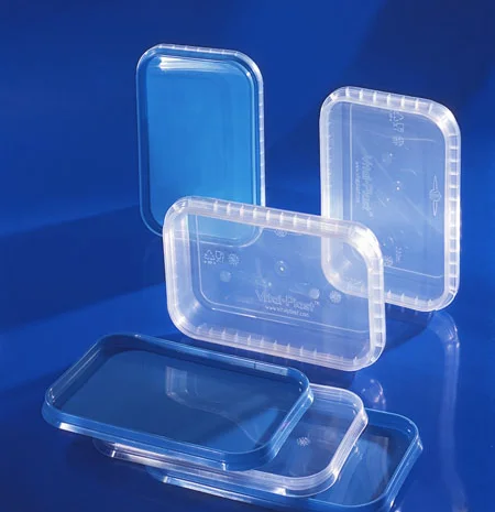 Ємність судок прямокутна 200 мл з кришкою- фото № 1