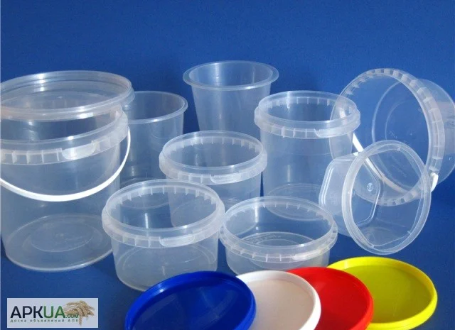 Пластиковые ведра и контейнеры для пищевых продуктов- фото № 1