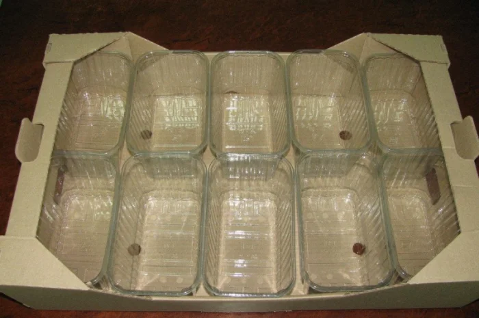 Гофролоток для упаковки 10 пластиковых пинеток 500г- фото № 1