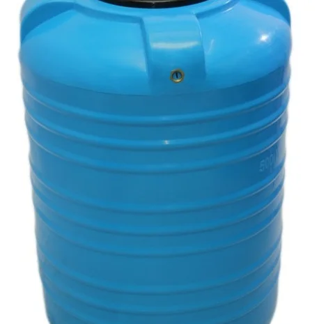 Вертикальна пластиковая ємність об'ємом 500 літрів- фото № 1