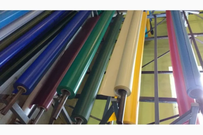 Ткань ПВХ для тентов на прицепы. Цвет - любой. 450-630-650D- фото № 1