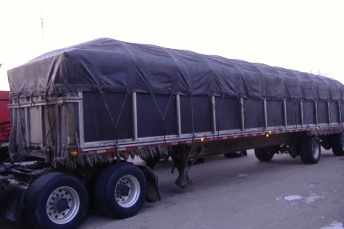 Тенты для накрытия сена, зерна на складах и открытых площадках, для техники, тракторов- фото № 4