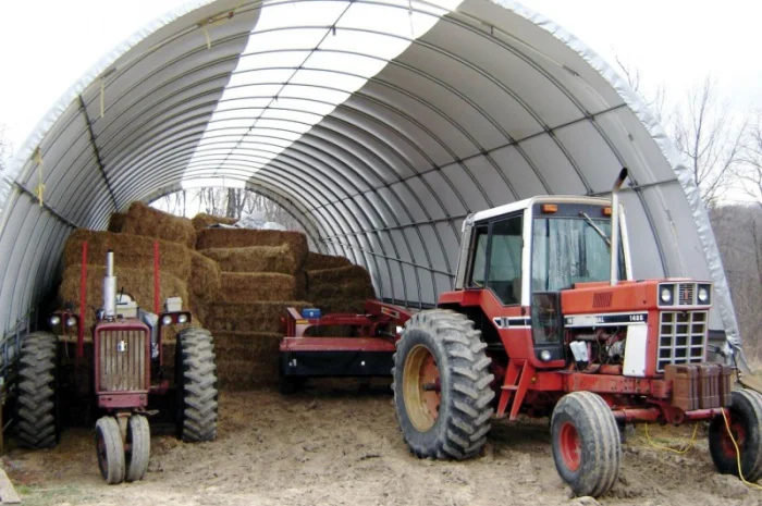 Тенты для накрытия сена, зерна на складах и открытых площадках, для техники, тракторов- фото № 6