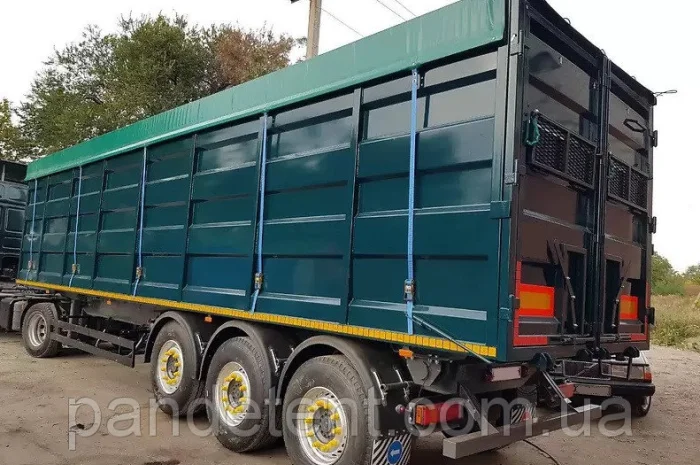 Тент ПВХ на зерновоз, самосвал, контейнер под трубу из ткани ПВХ по лучшей цене- фото № 5