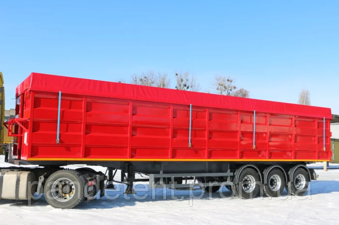 Накидка на КАМАЗ, самосвал, прицеп 3, 1*10 м из ПВХ с кольцами, шнуром бесплатная доставка- фото № 4