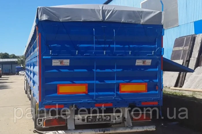 Накидка на КАМАЗ зерновоз из пвх ткани 5, 4м х 3, 1м- фото № 4