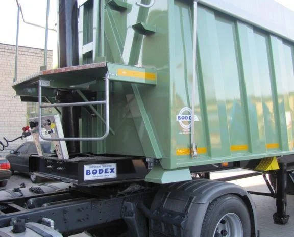 Тент ПВХ на прицеп самосвал, зерновоз под заказ из ткани ПВХ- фото № 1