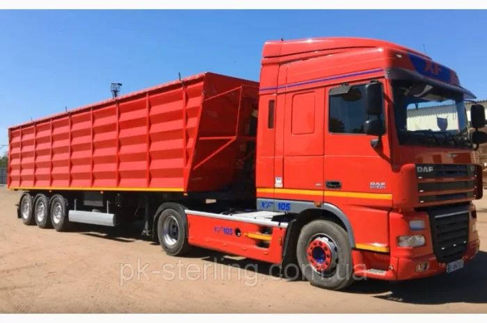 Тент ПВХ на прицеп самосвал, зерновоз под заказ из ткани ПВХ- фото № 6