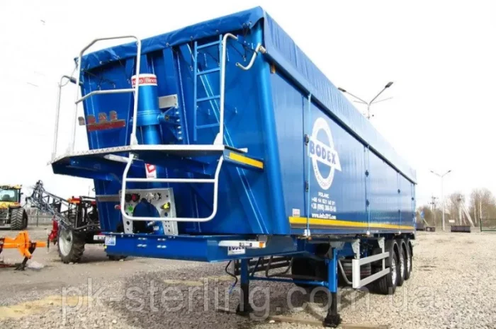 Тент на полуприцеп зерновоз, самосвал, кузов, борт из ткани ПВХ Германия- фото № 1