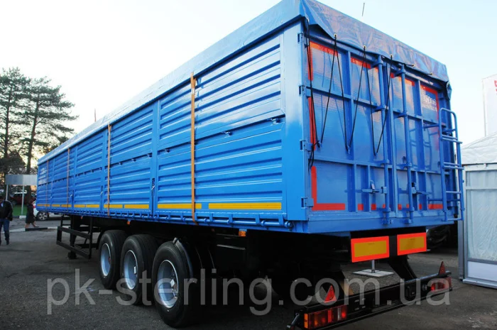 Тент накидка ПВХ на зерновоз, полог на самосвал под трубу с фурнитурой от производителя- фото № 1