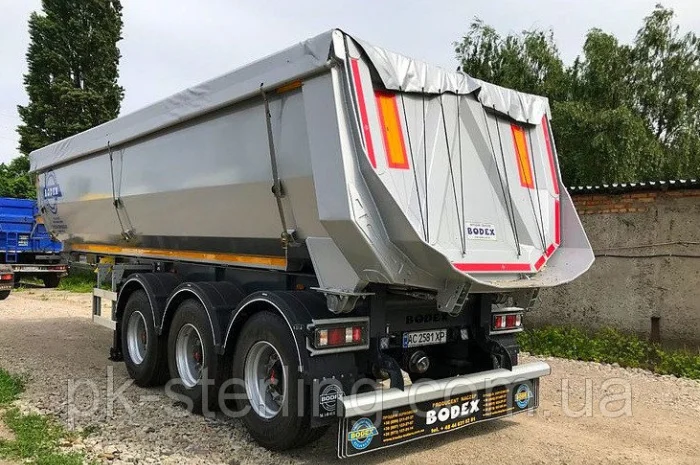 Тент ПВХ на полуприцеп зерновоз, самосвал под заказ из ПВХ ткани по лучшей цене- фото № 5