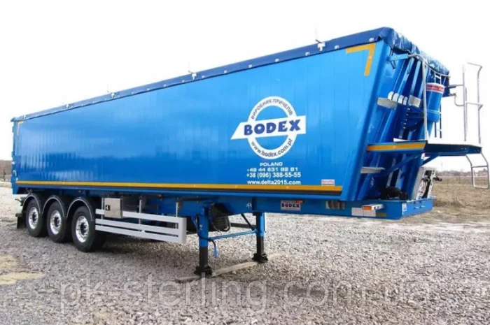 Тент ПВХ накидка на зерновоз, полог на самосвал под трубу с кольцами- фото № 2