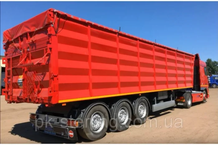 Тент ПВХ накидка на зерновоз, полог на самосвал под трубу с кольцами- фото № 10