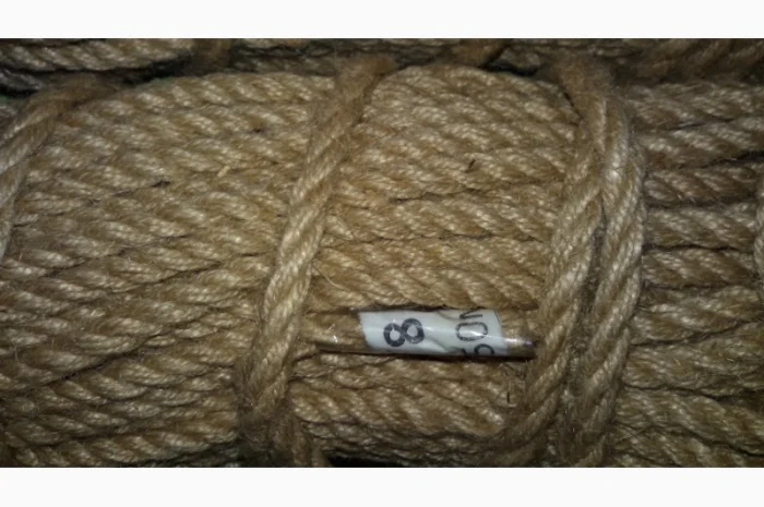 Канат джутовый 8 мм-50м- фото № 1