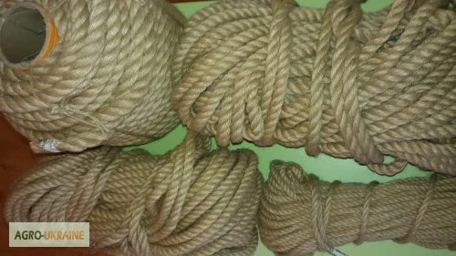 Канат джутовый 8 мм-50м- фото № 4