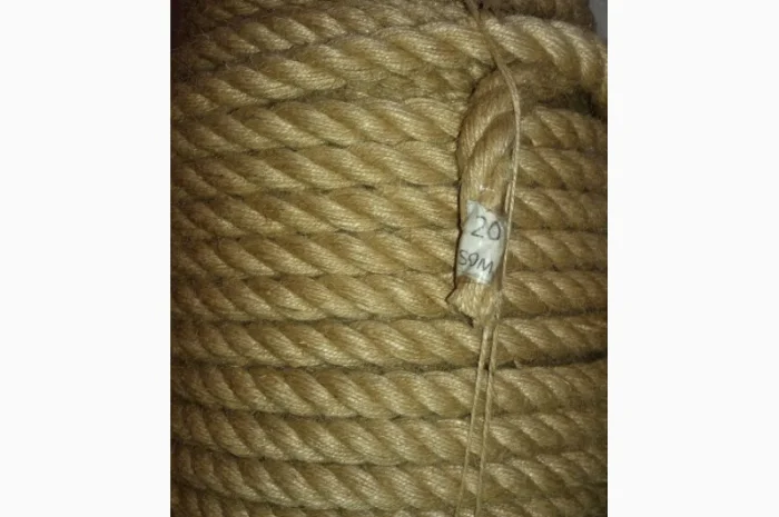 Канат джутовый 6мм 100м- фото № 2