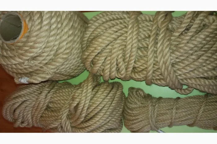 Канат джутовый 6мм 100м- фото № 3