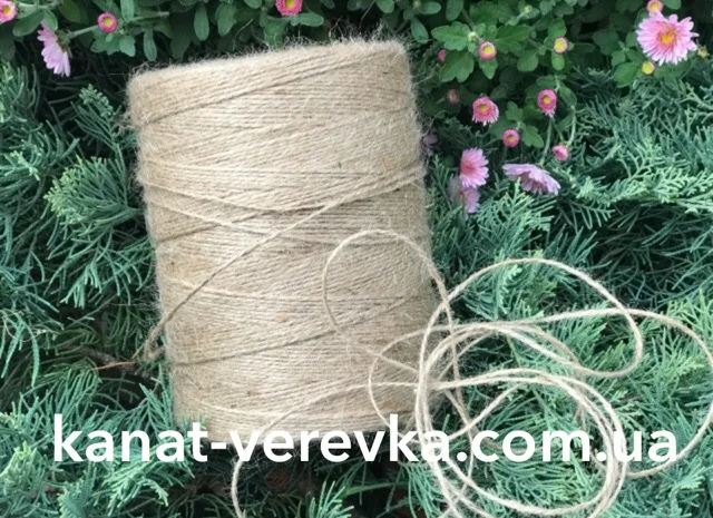 Джутовый шпагат 1 кг- фото № 4