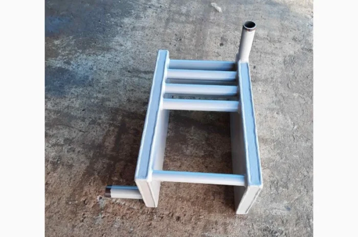 Теплообмінник для водяного опалення. Радіатор в піч- фото № 3