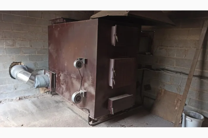 Твердопаливний котел повітряного опаленння КФВ-300- фото № 1