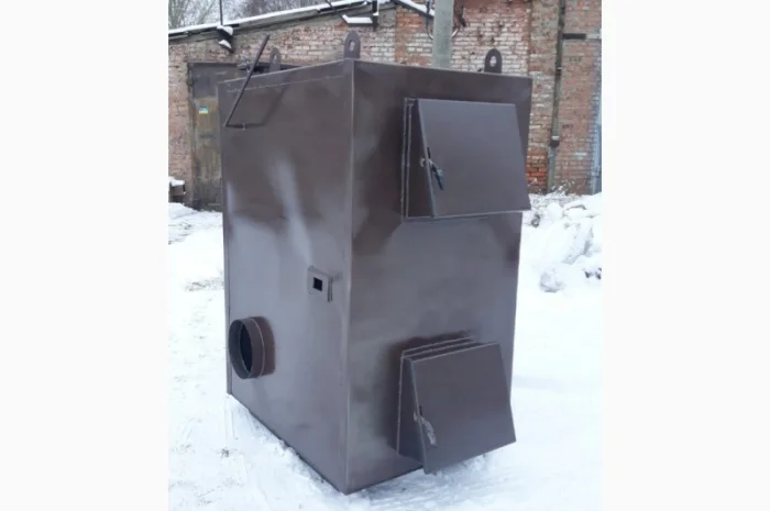 Пиролизный котел воздушного отопления 50 кВт от производителя- фото № 4