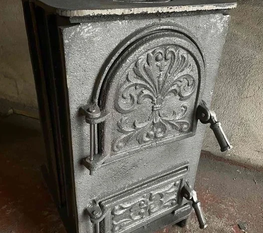 Пічка буржуйка піч чавунна чугунна топка камін для дому гаража сто дім- фото № 2