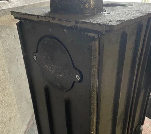 Пічка буржуйка піч чавунна чугунна топка камін для дому гаража сто дім- фото № 3