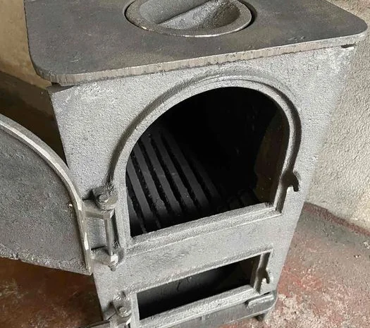Пічка буржуйка піч чавунна чугунна топка камін для дому гаража сто дім- фото № 4