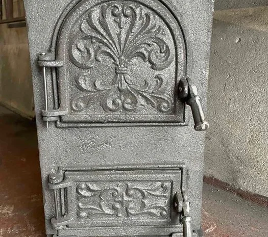 Пічка буржуйка піч чавунна чугунна топка камін для дому гаража сто дім- фото № 5