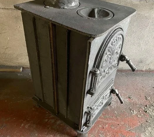 Пічка буржуйка піч чавунна чугунна топка камін для дому гаража сто дім- фото № 7