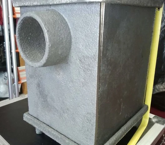 Буржуйка пічка піч чавунна чугунна топка камін для дому гаража сто- фото № 4