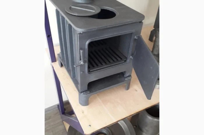 Буржуйка чугунная 4 кВт камин, печь- фото № 2