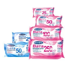 Гигиеническая медицинская вата из 100% хлопка- фото № 2