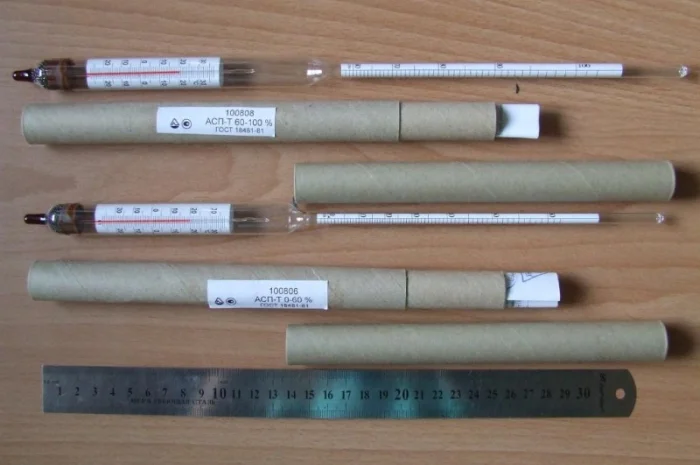 Ареометры для спирта разных диапазонов- фото № 3