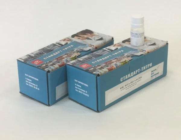 Щавелева кислота 0,1 н стандарт-титры для химического анализа- фото № 1