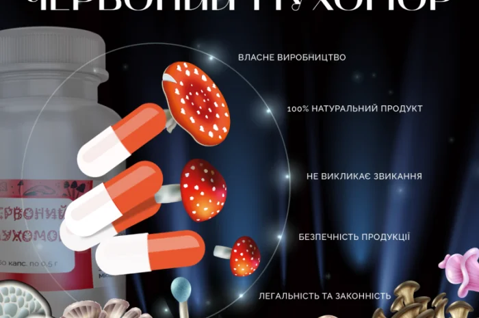 Мухомор Червоний в капсулах 0.5г/60шт – три упаковки в продаже- фото № 4