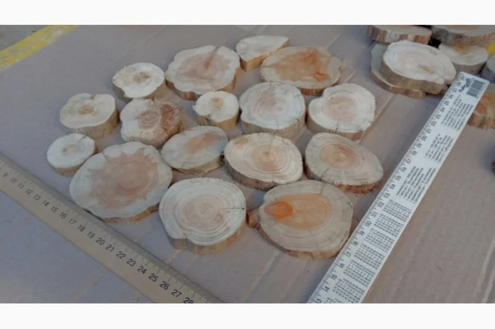 Круглый спил для пано можжевельник- фото № 1